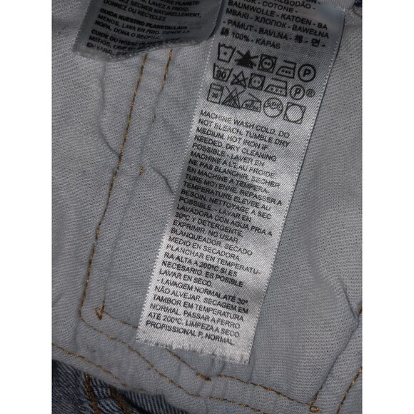 Levi's 501 Jeans Men's 32x29 Blue Medium Wash Button Fly Original Fit Denim - Picture 7 of 8